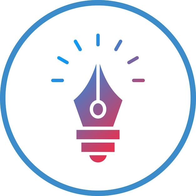 Diseño vectorial Creación de ideas Estilo de icono