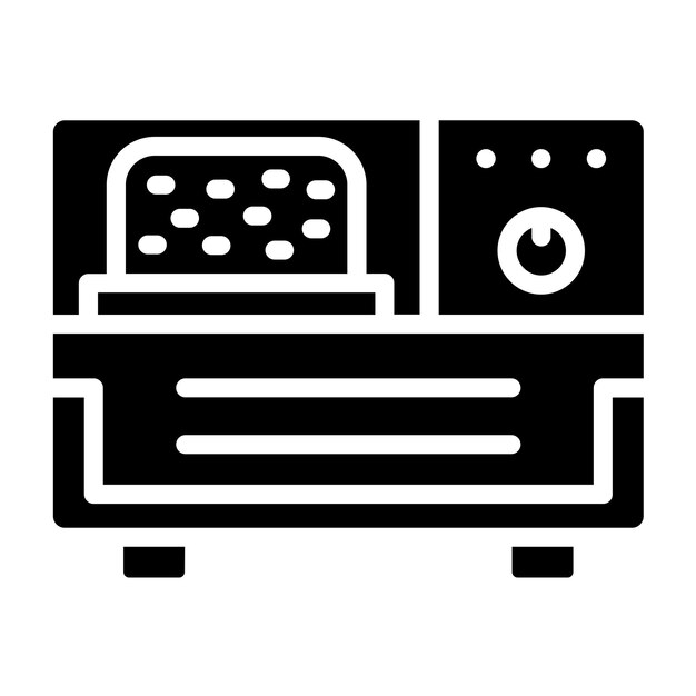 Diseño vectorial Creador de pan Estilo de icono