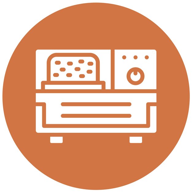 Diseño vectorial Creador de pan Estilo de icono