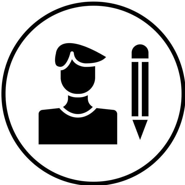 Diseño vectorial Creadores de contenido Estilo de icono