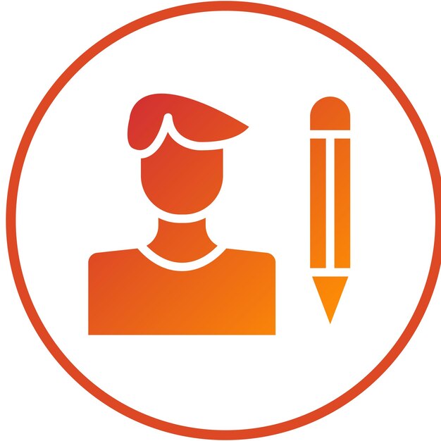 Diseño vectorial Creadores de contenido Estilo de icono