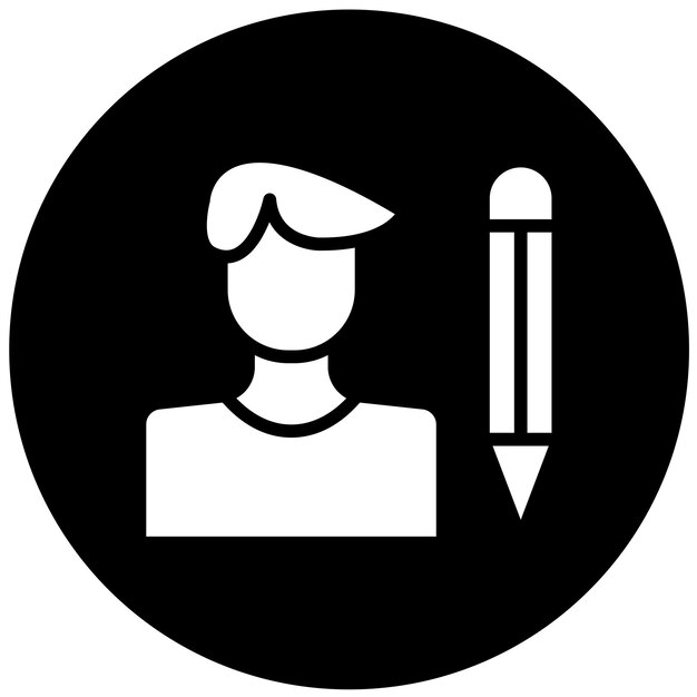 Diseño vectorial Creadores de contenido Estilo de icono