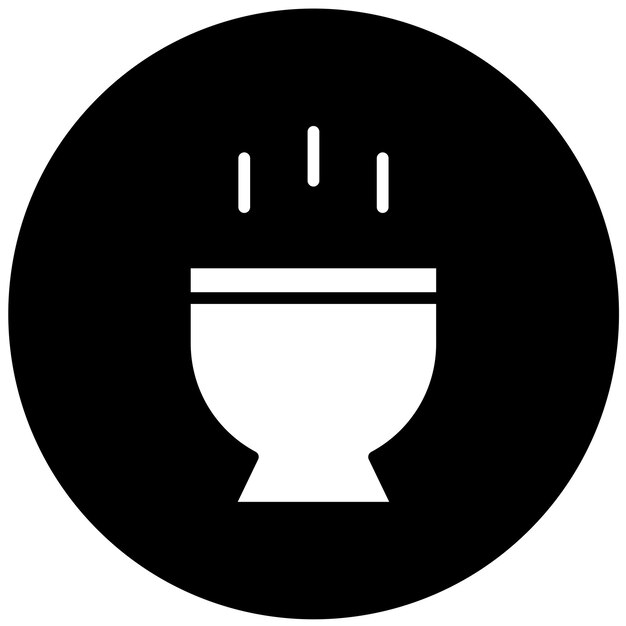 Diseño vectorial Crónica culinaria Estilo de icono