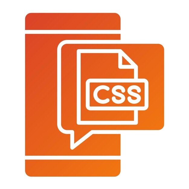 Diseño vectorial Css Estilo de icono