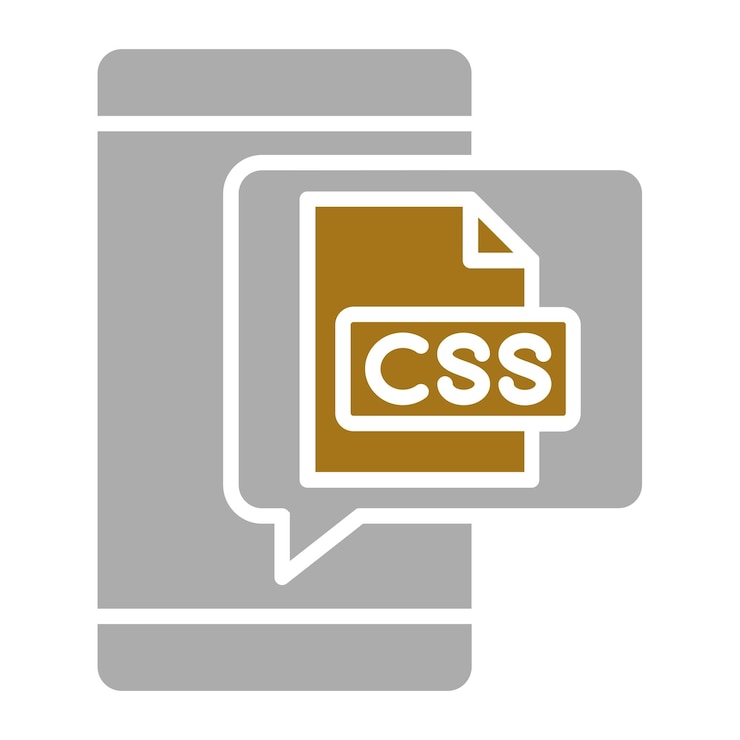 Vector diseño vectorial css estilo de icono