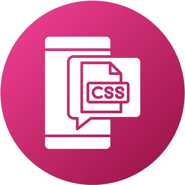 Vector diseño vectorial css estilo de icono