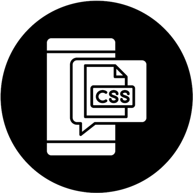 Diseño vectorial Css Estilo de icono