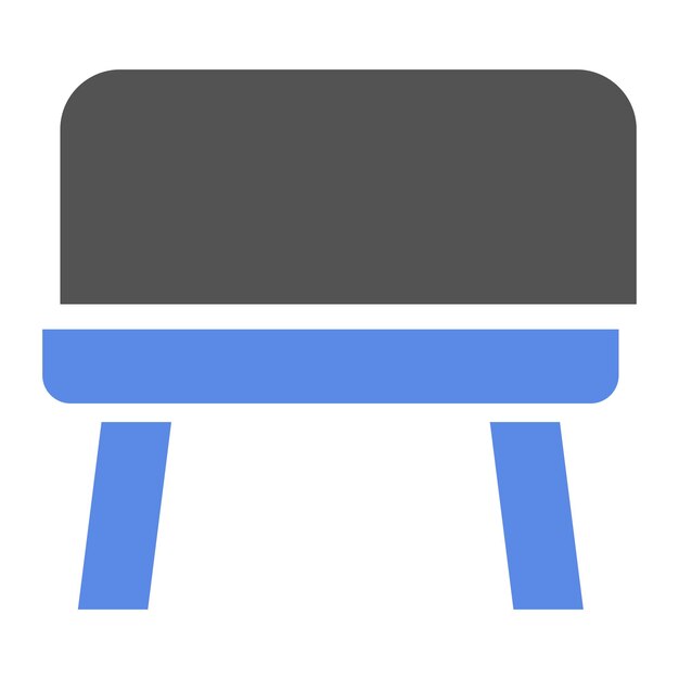 Diseño vectorial Cubo estilo icono otomano