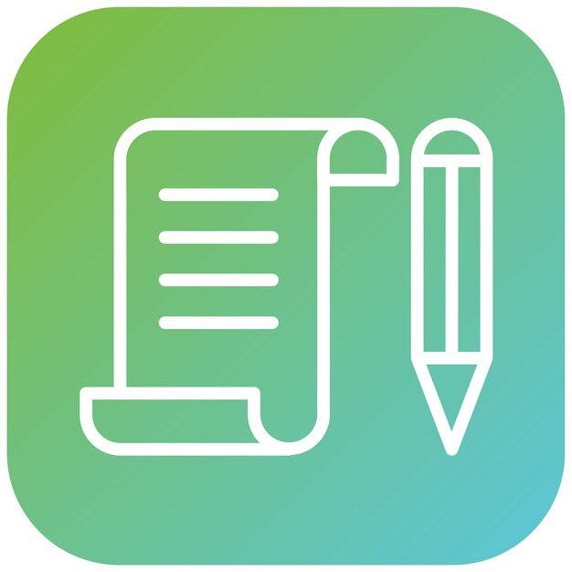 Diseño vectorial Curadores de contenido Estilo de icono