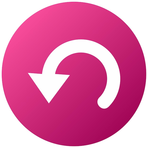 Diseño vectorial curvado hacia abajo Estilo de icono