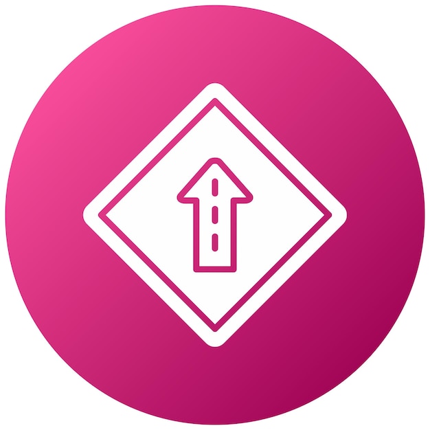 Diseño vectorial por delante Estilo del icono