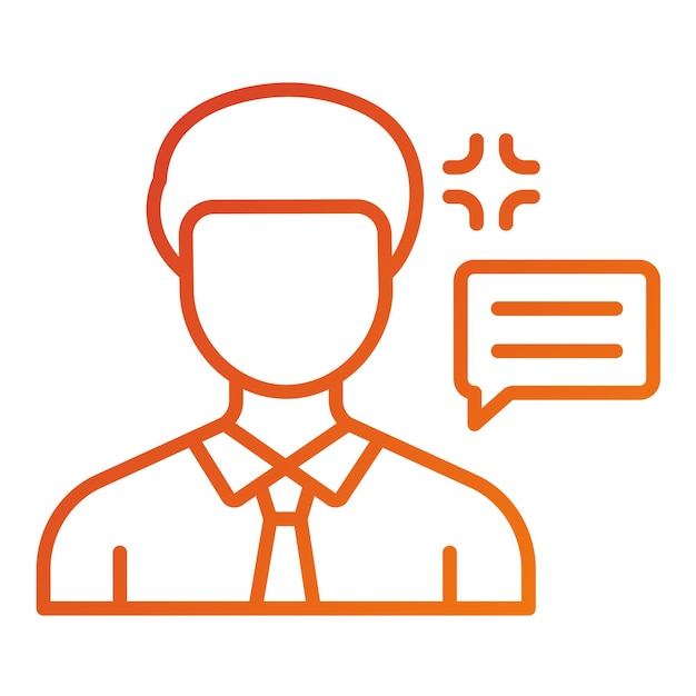 Diseño vectorial Demagogo Estilo de icono