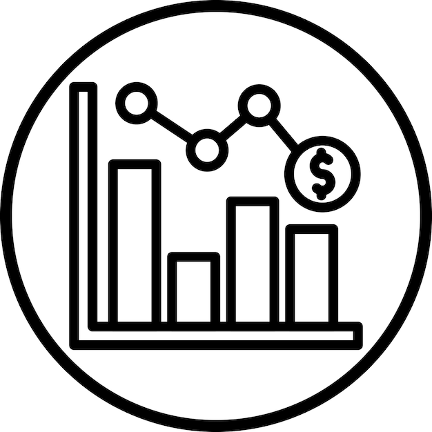Diseño vectorial dentro del estilo del icono de ventas