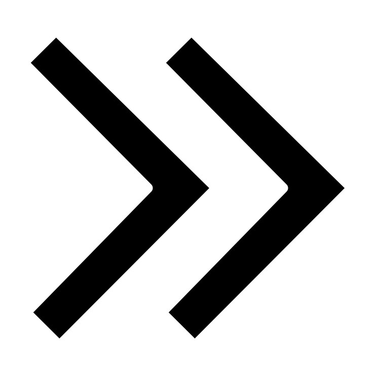 Vector diseño vectorial derecho estilo del icono chevron