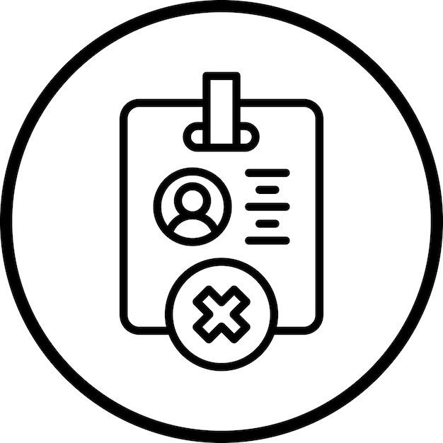 Diseño vectorial derecho a ser olvidado Estilo de icono