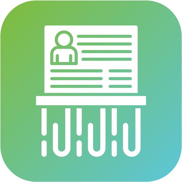 Diseño vectorial derecho a ser olvidado Estilo de icono