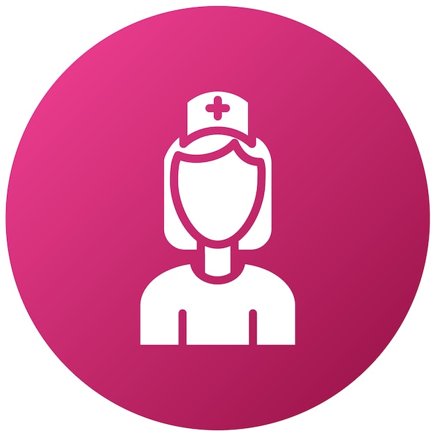 Diseño vectorial Dermatólogo Estilo de icono femenino