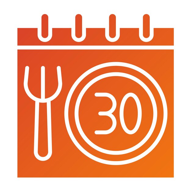 Diseño vectorial Desafío de 30 días Estilo de icono