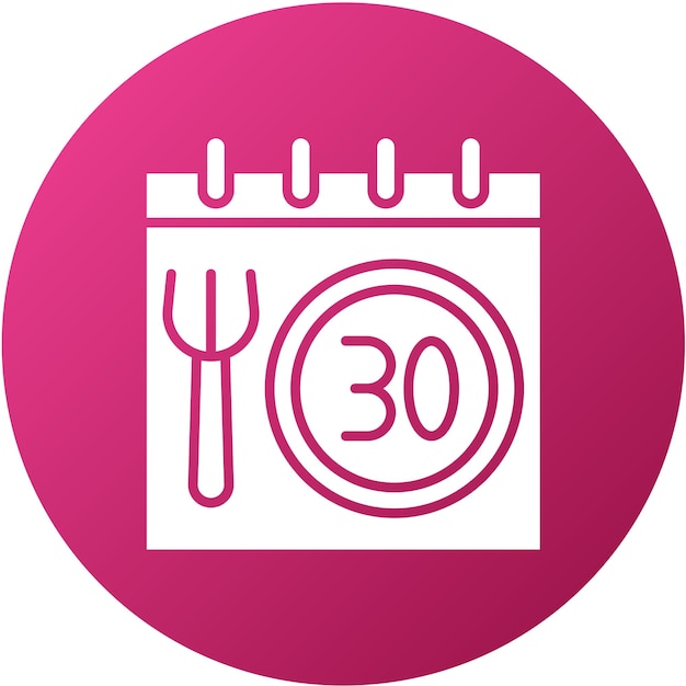 Diseño vectorial Desafío de 30 días Estilo de icono