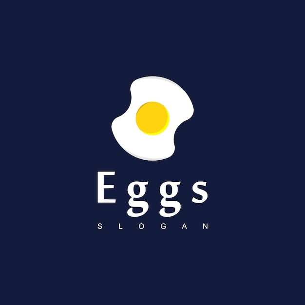 Vector diseño vectorial de desayuno por la mañana, inspiración para el diseño de logotipos de huevos
