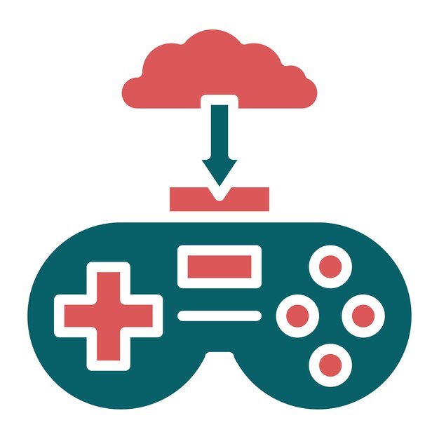 Diseño vectorial Descarga el estilo del icono del DLC