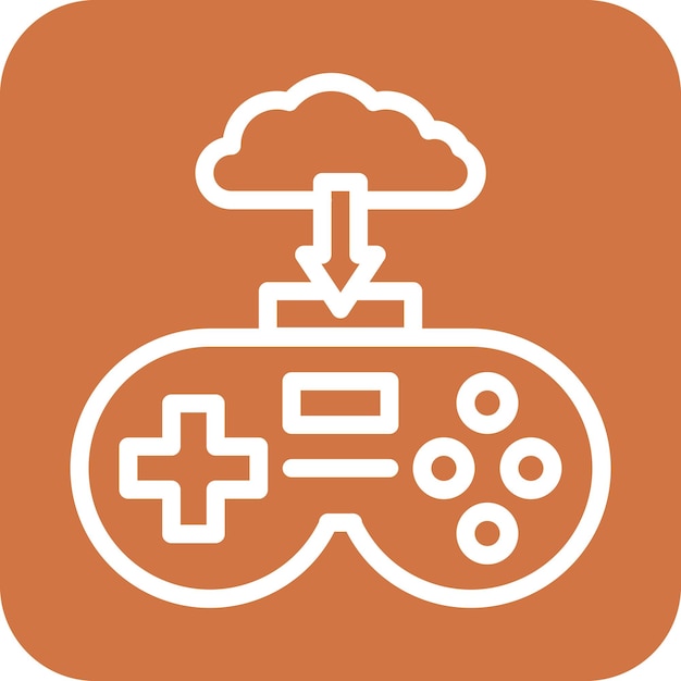 Diseño vectorial Descarga el estilo del icono del DLC