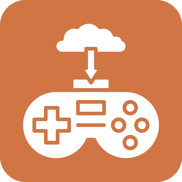 Diseño vectorial Descarga el estilo del icono del DLC
