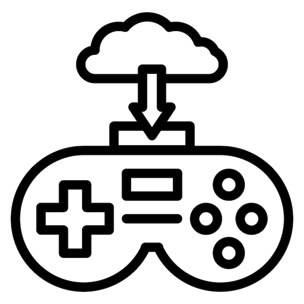 Diseño vectorial Descarga el estilo del icono del DLC