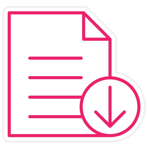 Diseño vectorial Descargar el archivo Estilo del icono