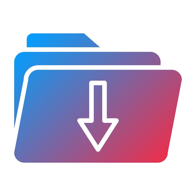 Diseño vectorial Descargar estilo de icono