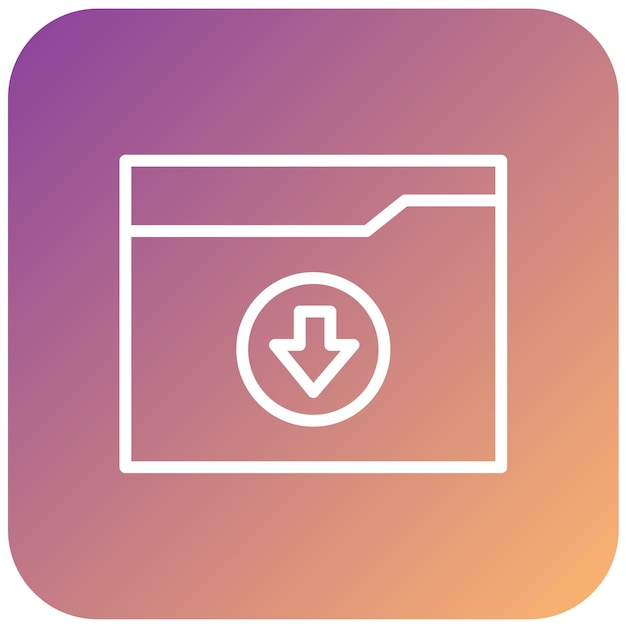 Diseño vectorial Descargar estilo de icono