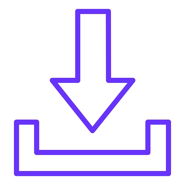 Diseño vectorial Descargar estilo de icono
