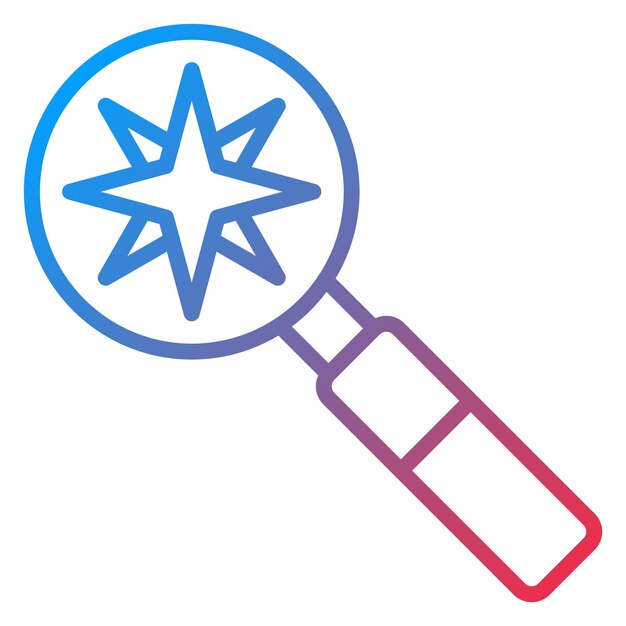 Diseño vectorial Descubre el estilo del icono