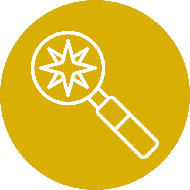 Diseño vectorial Descubre el estilo del icono