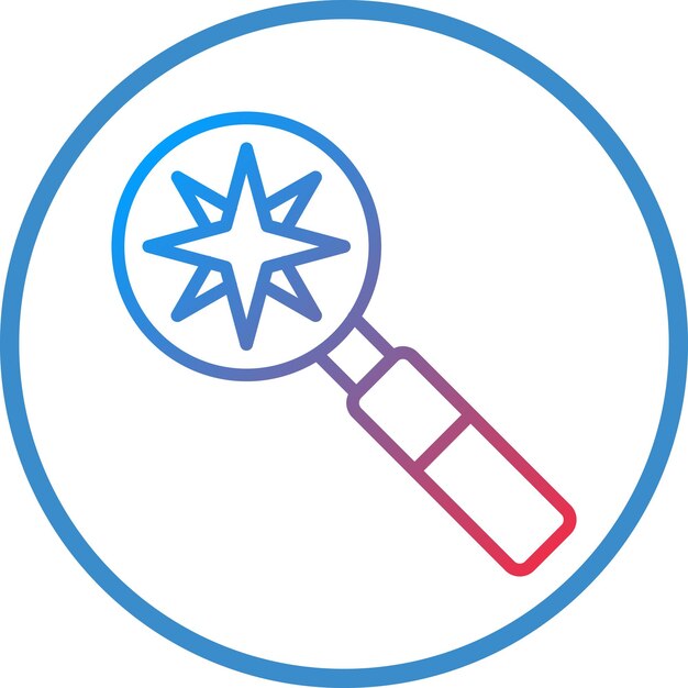 Diseño vectorial Descubre el estilo del icono