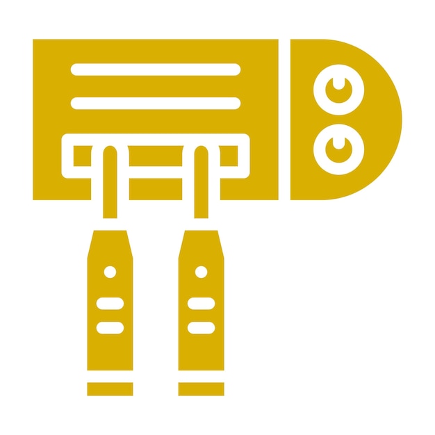 Diseño vectorial Desinfectante para cepillo de dientes Estilo de icono