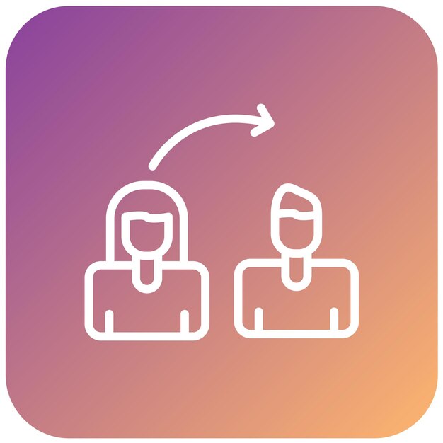Diseño vectorial Desliza hacia la derecha Estilo del icono
