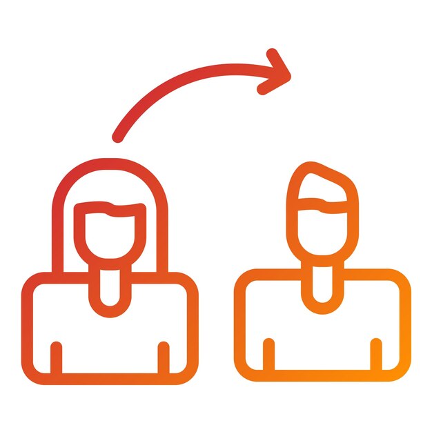 Diseño vectorial Desliza hacia la derecha Estilo del icono