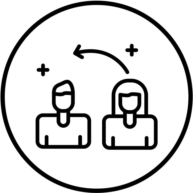 Diseño vectorial Desliza hacia la izquierda Estilo del icono