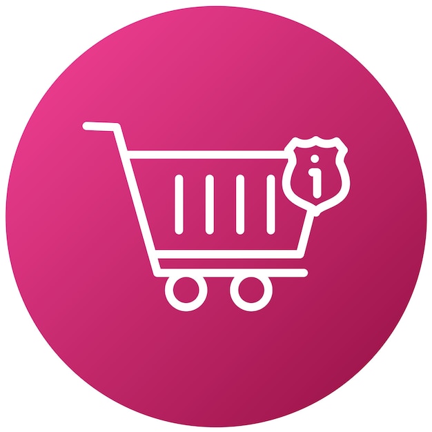 Diseño vectorial Detalles del carrito Estilo del icono