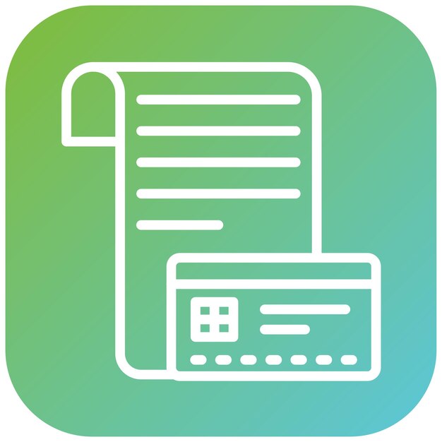 Diseño vectorial Detalles de pago Estilo del icono