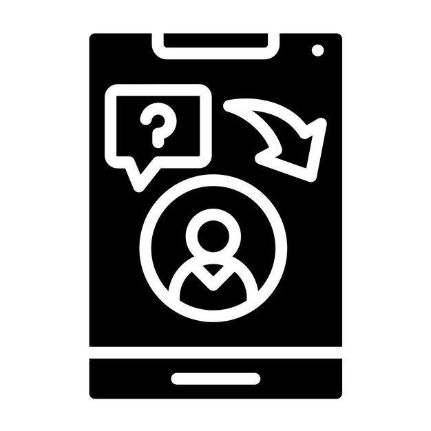 El diseño vectorial devuelve las solicitudes de estilo de icono