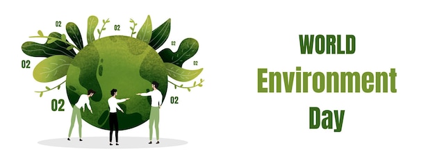 diseño vectorial del día mundial del medio ambiente