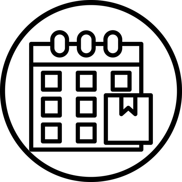 Diseño vectorial Días de suministro Estilo del icono