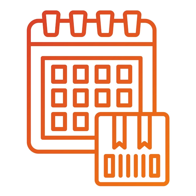 Diseño vectorial Días de suministro Estilo del icono