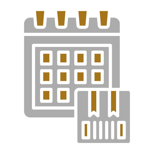 Diseño vectorial Días de suministro Estilo del icono