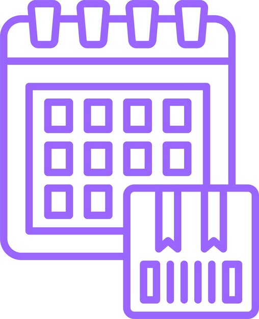 Diseño vectorial Días de suministro Estilo del icono