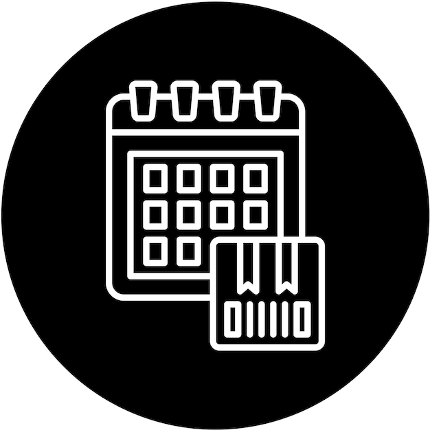 Diseño vectorial Días de suministro Estilo del icono