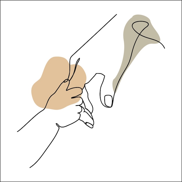 diseño vectorial de dibujo a mano
