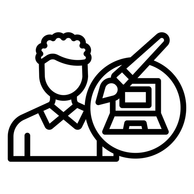 Diseño vectorial Diseñador gráfico Estilo de icono